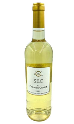 Le C de SEC Chateau Closiot Bordeaux blanc