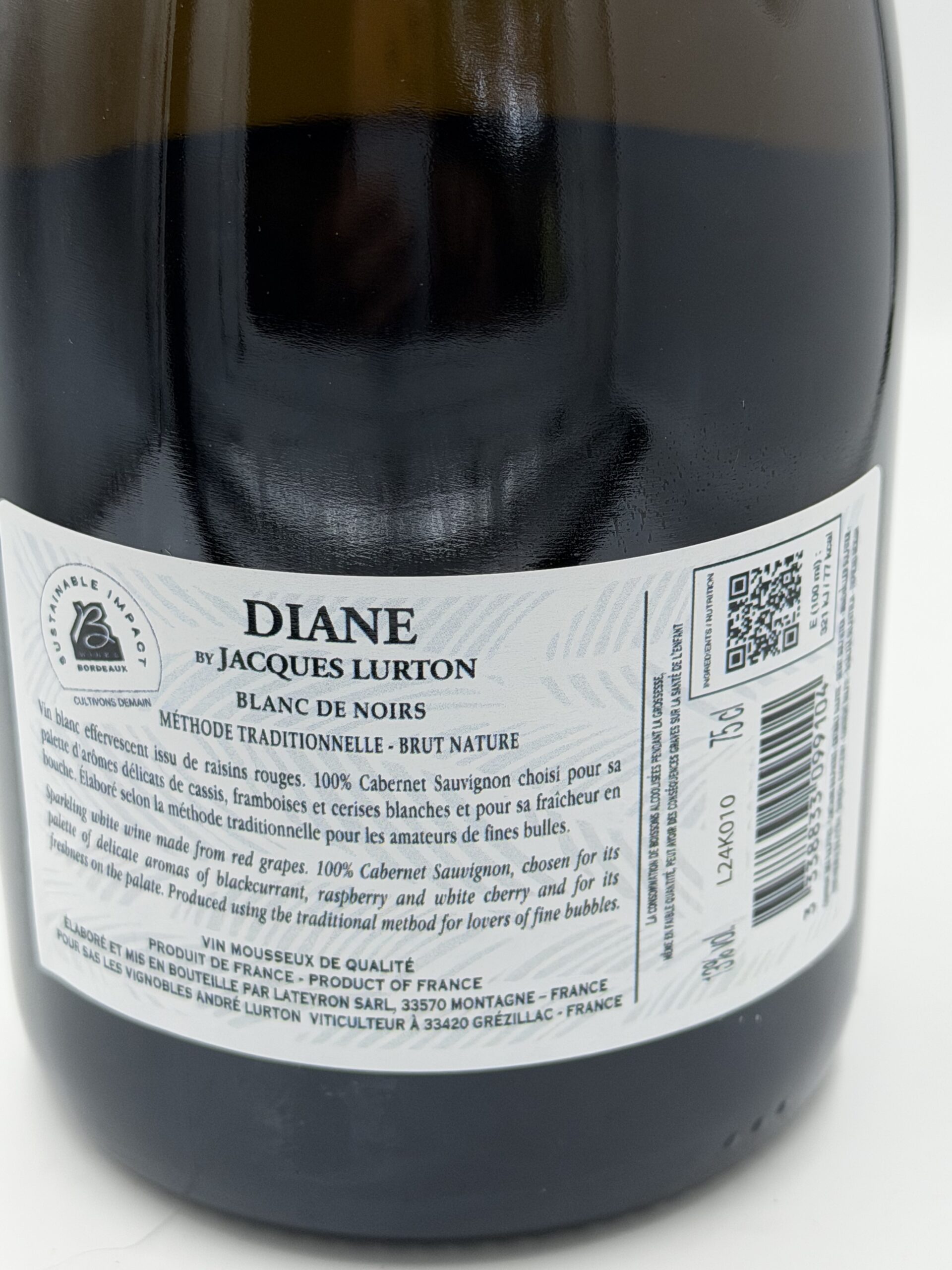 Château Bonnet Diane Brut Nature Blanc de Noirs - Afbeelding 2